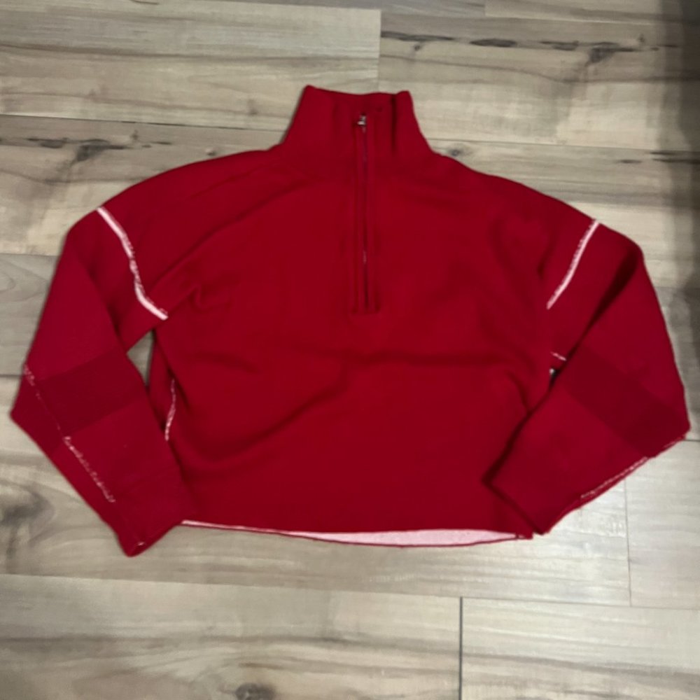 Red Urban Outfitters Zip-Up